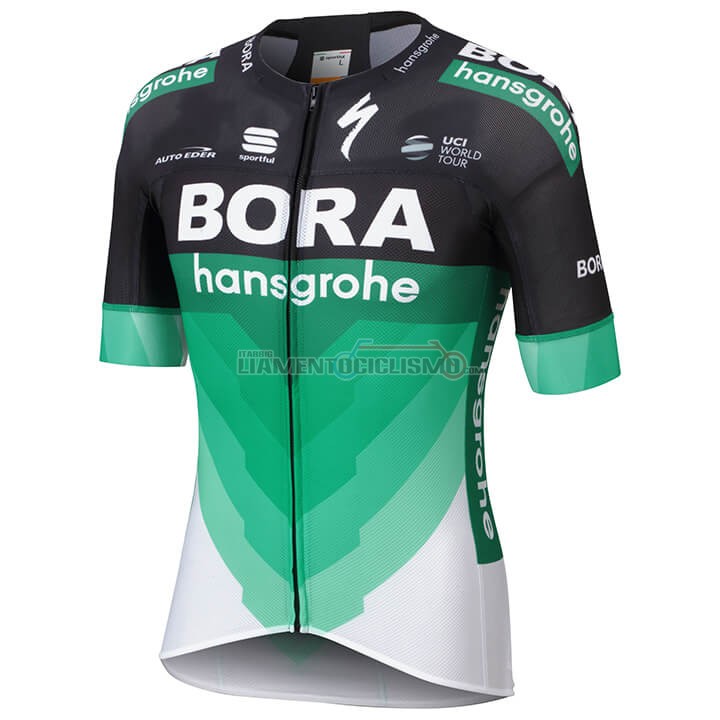 Abbigliamento Ciclismo Bora Manica Corta 2018 Verde